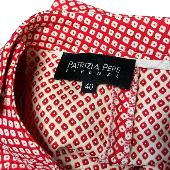 Patrezia Pepe Red and White Micro Mini Skirt - Picture 5 of 5